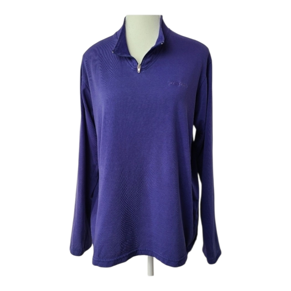 Vintage Patagonia 1/4 Zip Long Sleeve Pullover Women’s Sz M Outdoor Hiking
